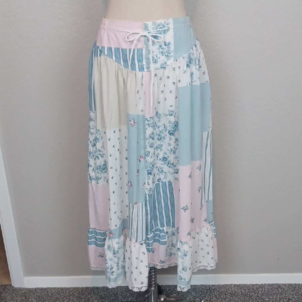 Vintage Circle T by Marilyn Lenox Maxi Skirt